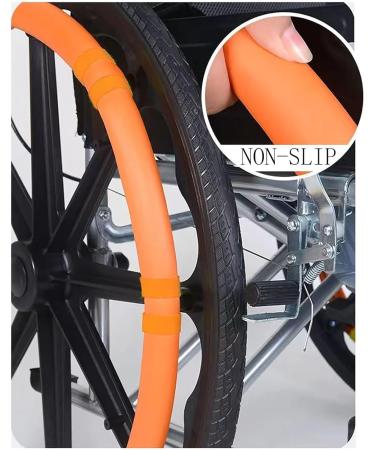 Wheelchair Push Rim Covers 1Pair Wheelchair Cover 22/24In Silicone Wheelchair Push Rim Covers Non-Slip Wear-Resistant Hand Push Protective Cover Rear Wheel Grips Cover(D 22 inch) 22 inch D - Buy Online on SooperMarket.com