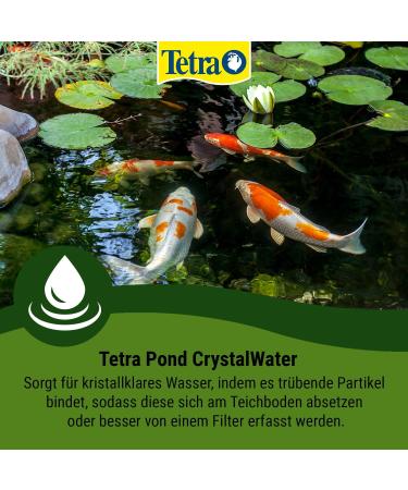 Tetra Pond CrystalWater - 3L Water Clarifier for Clear Garden Pond | Eliminate Turbidity Effectively - Buy Online on SooperMarket.com