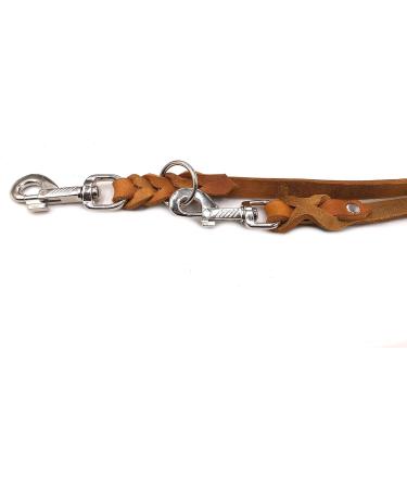 Adjustable Dog Liner for Small & Large Dogs - 2m Cognac Double Linen - Buy Online on SooperMarket.com