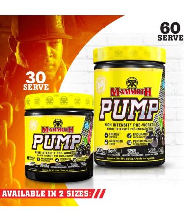 Mammoth Pump 30 serve Pineapple Coconut 270.0 g (Pack of 1) Pineapple Coconut 270.0 g (Pack of 1) - Buy Online on SooperMarket.com
