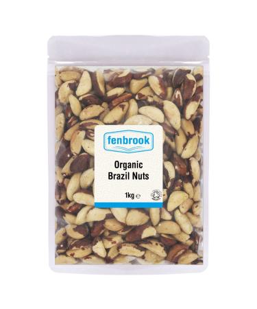 Organic Whole Brazil Nuts 1kg Certified Organic by Fenbrook Organic