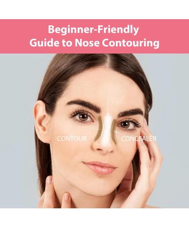Molain Nose Contour U-Shaped Makeup Brush - 2-in-1 Dual Ended Brush for Sculpting & Defining Nose & Cheek Bones (Black) - International Shipping Available - Buy Online on SooperMarket.com