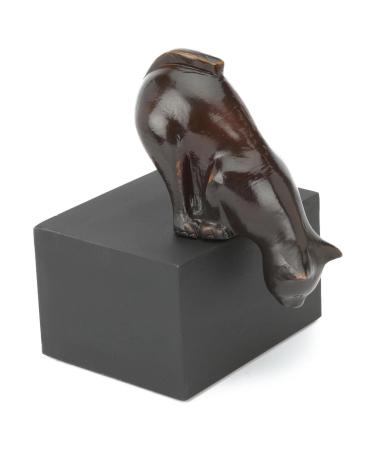 Urns UK Hand Crafted Funeral Corby Bronze Cat Cremation Ashes Sculpture Urn