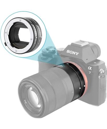 Neewer Metal AF Macro Extension Tube Set for Sony NEX E-Mount Cameras - Buy Online on SooperMarket.com