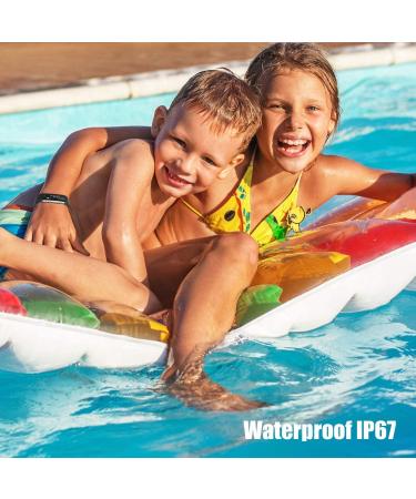 BIGGERFIVE Kids Fitness Tracker Watch - Waterproof Slim Activity Tracker for Girls Boys with Pedometer, Calorie Counter, Sleep Monitor, Silent Alarm Clock - Blue/Green - Buy Online on SooperMarket.com