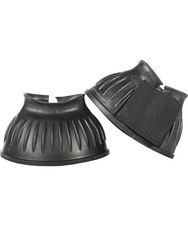 HKM 86059100.0597 Rubber Bell Boots Atlanta 1 Pair Black Large Black