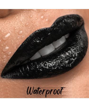 Black Matte Lipstick - Lightweight, Velvet Smooth Finish, Long Lasting & Waterproof - Buy Online on SooperMarket.com