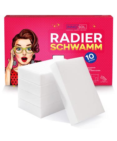Innosol Premium dirt radier set I 10 pieces Magic Eraser I The perfect household accessories for a clean home i multiple usable sponge i removes dirt and stains