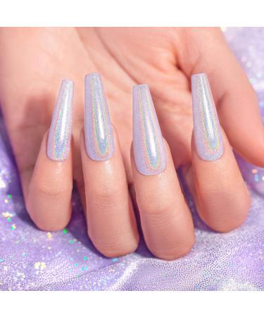 3PCS Holographic Nail Polish Set - Rose Gold Silver Red Gel Polish Kit with Glitter Mermaid Unicorn Effect - Curing Required - for Nail Art Design - DIY Manicure Salon at Home - Buy Online on SooperMarket.com