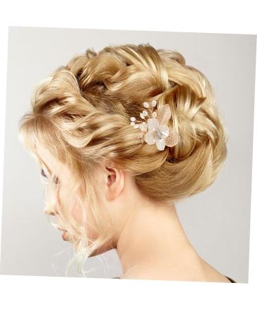 PLAFOPE Gold Leaf Side Comb Metal Hair Comb Hair Side Comb for Women Hair Comb Clip Comb Clips for Hair Leaf Hair Accessories Girl Headpiece Wedding Bride Headpiece Side Comb Headpiece - Buy Online on SooperMarket.com