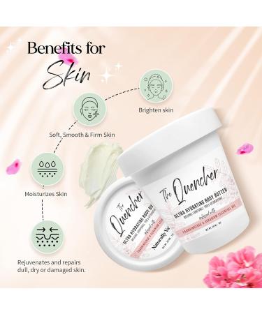 Quencher Ultra Hydrating Body Butter - Moisturizing Lotion for Dry Skin with Shea Butter & Essential Oils | International Shipping - Buy Online on SooperMarket.com
