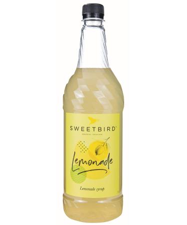 Sweetbird Lemonade Syrup (1 Litre) - Vegan Friendly Lemon Lemonade 1 l (Pack of 1)