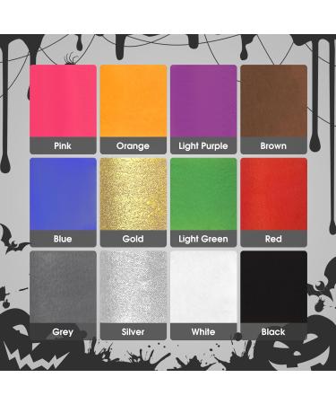 BOBISUKA Black Liquid Face and Body Paint - Washable Non-Toxic Fast Drying Makeup for Halloween Skeleton Skull Cosplay SFX - 130ml Large Capacity - Buy Online on SooperMarket.com
