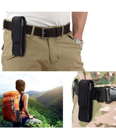 Hpamba Nylon Flashlight Holster - Versatile Belt Bag for Hunting Outdoors & Hiking - Fits 10cm to 13cm Flashlights - Buy Online on SooperMarket.com