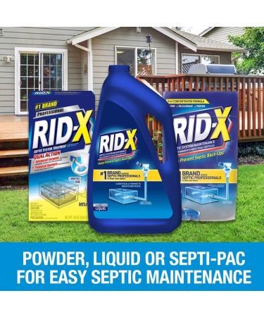 Buy Rid-X Septic Tank System Treatment Powder 19.6 Oz - Effective Waste Management Solutions | International Shipping Available - Buy Online on SooperMarket.com