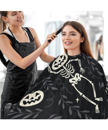 Kigai Happy Halloween Barber Cape - Adjustable Waterproof Hair Cutting Cape for Men & Women | Professional Salon Hairdressing Cape - Buy Online on SooperMarket.com
