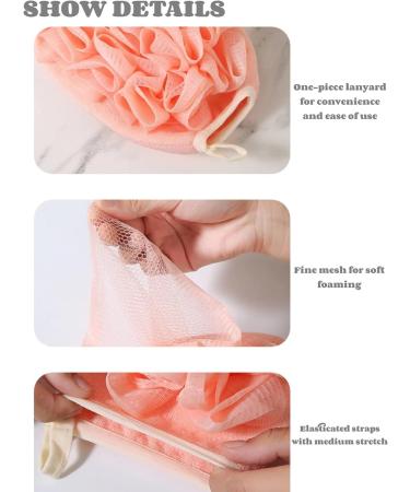 WUBAYI Double-Sided Exfoliating Glove Set with Loofah Sponge - Deep Clean Shower Mitt for Men and Women - Buy Online on SooperMarket.com