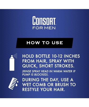 Consort Hair Spray 8oz Unscented X-Hold Pump Non-Aero (2 Pack) Unscented 8 Ounce (Pack of 2) - Buy Online on SooperMarket.com
