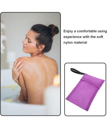 minkissy Bath Bag Soap Shampoo Nylon Purple Gloves Cleansing - Buy Online on SooperMarket.com