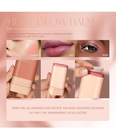 Lovelycat On the Go Makeup Blush Stick Long Lasting Natural Nude Makeup Tinted Moisture Stick Shadow Lips Cheek Waterproof Creamy Makeup Long Lasting Natural Nude Makeup for All Skin (pink) - Buy Online on SooperMarket.com