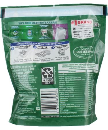 Buy Cascade CMPLT Pods 18PK - Best Dishwasher Detergent for Sparkling Clean Dishes | Fast International Shipping - Buy Online on SooperMarket.com