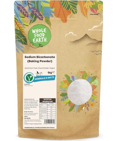 Wholefood Earth - Citric Acid 500g - Anhydrous - Food Grade & Sodium Bicarbonate Baking Soda 1 kg + Sodium Bicarbonate Baking Soda 1 kg - Buy Online on SooperMarket.com