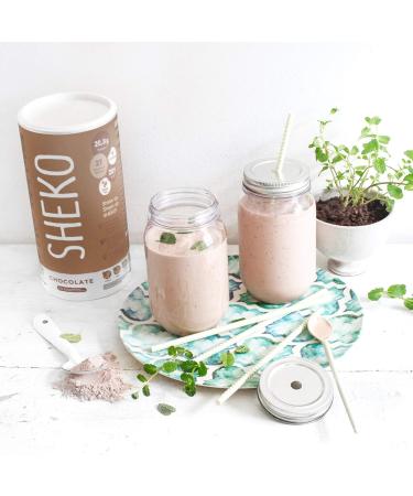 Sheko Banana Meals Shake - 25 Creamy Low-Calorie Banana Shakes | Weight Loss Diet | Delicious 200kcal Shake with Shaker - Buy Online on SooperMarket.com