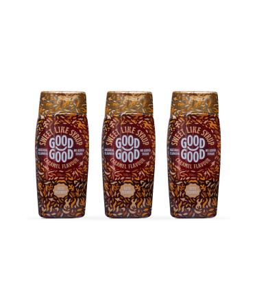 GOOD GOOD Sweet Like Syrup - Caramel Syrup - 3 Pack - Keto Friendly Syrup - Low Carb - No Added Sugar (350g)