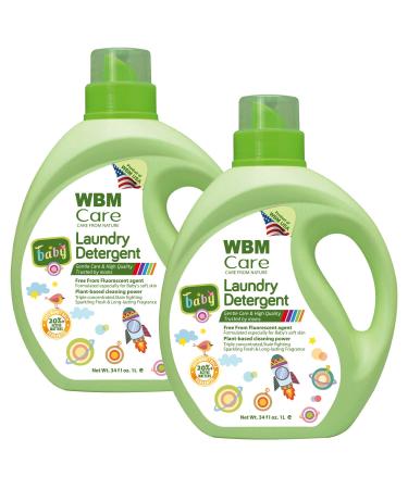 WBM Care Liquid Baby Laundry Detergent 100 Loads-68 OZ