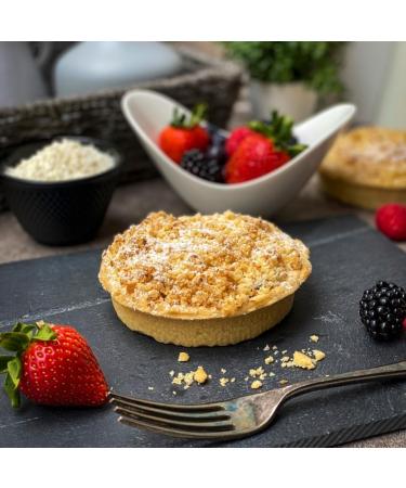 Wilfreds Fruits of the Forest Crumble Tart - 4-Pack of Delightful Forest Fruits Infused with Irresistible Apple and Coconut Topping Your Ultimate Dessert Experience (4)