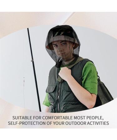 DOKLY 6 Pack Mosquito Head Net (Large Size) Black Head Net Mesh Face Neck Netting from Insect Bug Bee Mosquito Gnats for Outdoor Fishing Hiking Gardening(Black + Grey) - Buy Online on SooperMarket.com