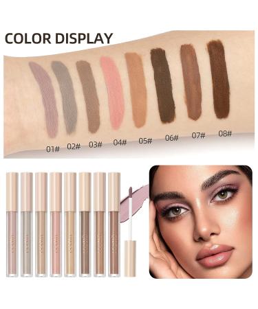 URQT 8 Colors Liquid Matte Eyeshadow Set - High-pigmented, Long Lasting Eye Makeup Kit - Buy Online on SooperMarket.com