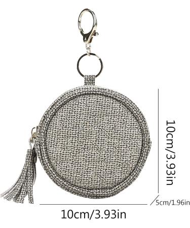 BAOK Pacifier Bag - Stylish Charm Pod for 2 Pacifiers | Easy Attachment to Diaper Bag or Handbag | 9.9 cm Diameter - Ideal for Travel & Organization - Buy Online on SooperMarket.com