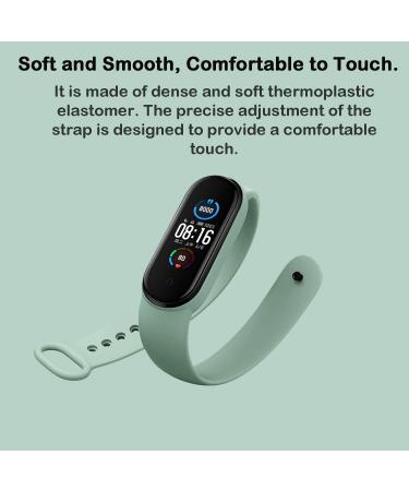 PIXESTT 20 PCS Straps for Mi Band 6/Mi Band 5 - Anti-Lost Silicone Wristband for Xiaomi Mi Band 5/Amazfit Band 5 - Buy Online on SooperMarket.com