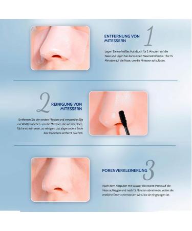 Shefave Blackhead Remover Set 5 Cleaning Strips + 5 Face Mask Pore Cleaner & Pores Reducing Nose Strips with Cleaning Swab Gentle Non-Irritating - Buy Online on SooperMarket.com