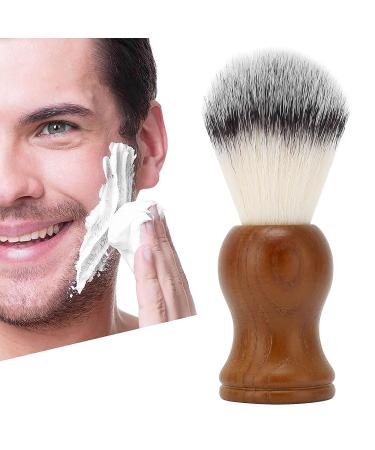 Ankroyu Shaving Brush - Professional Razor Brush for Men with Wooden Handle | Ideal for Hairdressing Salons & Beard Grooming - Buy Online on SooperMarket.com