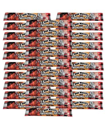 30 x Oor Wullie's Braw Highland Toffee Chew Bars 11g