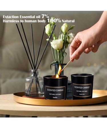 Kristen Fragrance Candles Gift Set for Women - 8-Pack Natural Soy Wax Aromatherapy Candles for Home | Ideal Birthday Christmas & Thanksgiving Gifts - Buy Online on SooperMarket.com