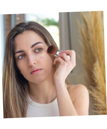 Housoutil Dense Retractable Foundation Brush - Perfect Cosmetic Tool for Powder & Liquid Makeup | Travel-Friendly Blush & Concealer Applicator - Buy Online on SooperMarket.com