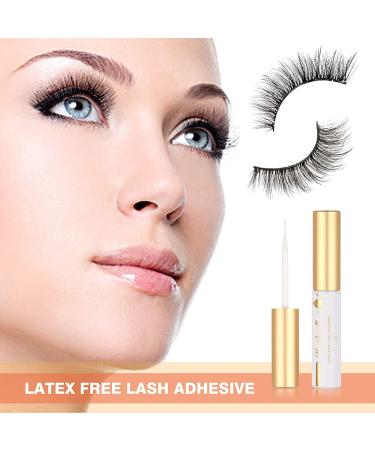 Cuckoo Lashes Kit-04: 5 Pairs 3D Faux Mink Eyelashes with Glue - Reusable, Natural Look False Eyelashes for Women - Buy Online on SooperMarket.com