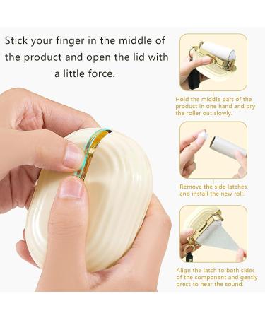 5 Pieces Reusable Gel Lint Roller - Portable Lint Brush for Clothes Sofas Pets & Bedding | Best Lint Remover for Travel - Buy Online on SooperMarket.com
