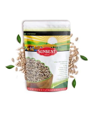 Sunbest Natural - Sunflower Kernels Snack Pack, Unsalted Sunflower Seeds to Eat At Home or On the Go, Raw Sunflower Seeds Vegan Snack, Non-GMO Kosher Snacks in Resealable Bag, 3 lbs 3 Pound (Pack of 1)
