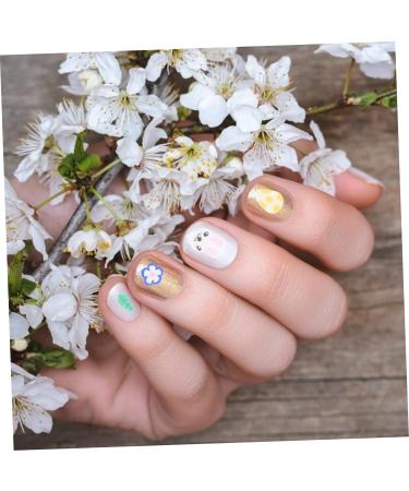 FRCOLOR 6 Boxes Nail Art Stickers Nail Slices Cute Nail Art Decors Manicure Ornaments Resin Heart Charms Nail Art Gems 3d Nail Bunny Decals Crystal Decor Flash Polymer Clay Nail Flakes - Buy Online on SooperMarket.com