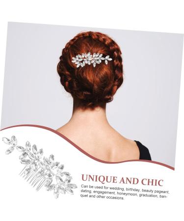 Gogogmee Crystal Hair Accessories Sparkly Hair Comb Bride Hair Side Comb Bridal Hair Comb Wedding Hair Accessories Sparkly Hair Accessories Rhinestone Hair Comb for Bridal Bride Hair Comb - Buy Online on SooperMarket.com