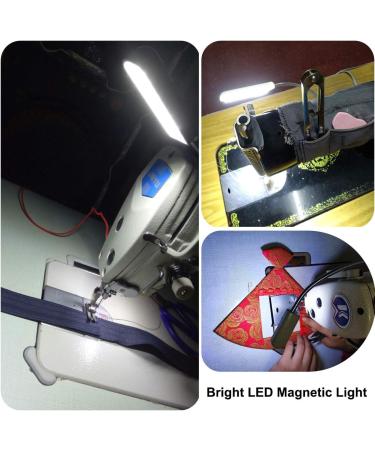 Amazing power Sewing Machine Light LED Flexible Gooseneck Work Lamp with Magnetic Mount Base for Workbench Lathe Drill Press - Buy Online on SooperMarket.com