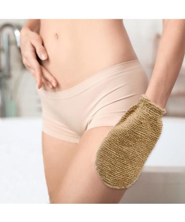 Cozlly Hemp Exfoliating Glove and Strap - 100% Natural Body Scrubber for Men and Women - Buy Online on SooperMarket.com