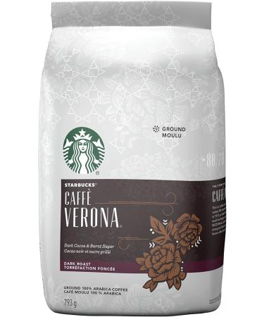 Starbucks Caff Verona Ground Coffee Dark Roast 793 Grams & Ground Coffee House Blend 793 Grams - Buy Online on SooperMarket.com