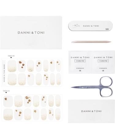 DANNI & TONI Soft Gel Nail Wraps - Opalescent Whisper - Salon-Quality Stickers Set - Buy Online on SooperMarket.com