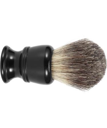 Alvinlite Portable Hair Shaving Brush - Soft Resin Base Beard Brush for Home Shaving Foam - Buy Online on SooperMarket.com