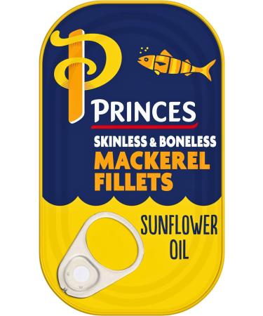 Mackerel Fish Sunflower Oil Water and Salt Fillets in Sunflower Oil Pack of 4 x 125g - Buy Online on SooperMarket.com